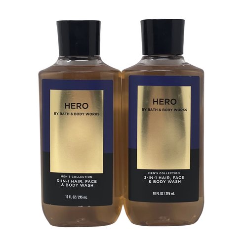 bath&bath Bath and Body Works Oasis For Men 3-in-1 Hair, Face & Body Wash - Value Pack lot of 2 - Full Size (Oasis) 20.0 fluid_ounces