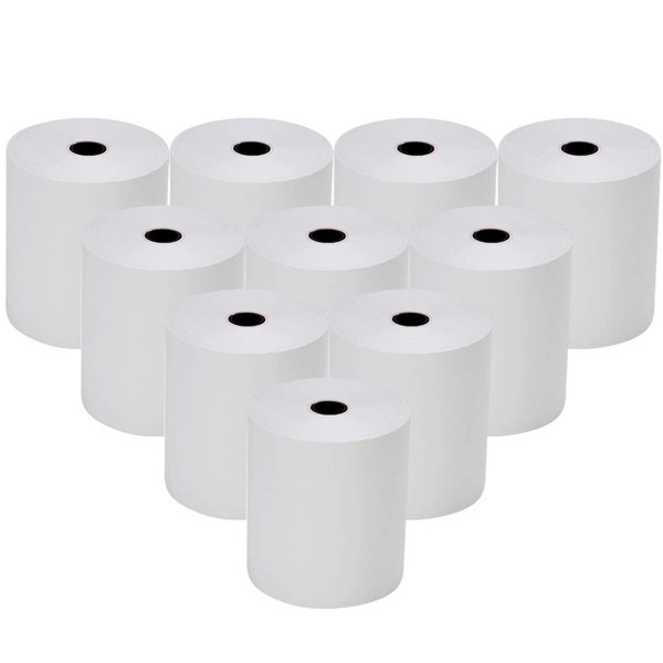 RBHK 2 1/4 x 85' Thermal Paper Rolls Credit Card Paper, 10 Rolls Cash Register Paper