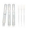 URGINO 3-Pack 6ml Upgraded Refillable Cuticle Oil Pens, Reusable Empty Cuticle Oil Pen for Nails, Single Hand Press Nail Oil Pen Refillable (White)
