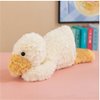OUKEYI Duck Plush ，Cute Duck Stuffed Animals, Soft White Duck Plush Pillows Duck Plushie Toys Gifts for Kids Christmas Valentine's Day