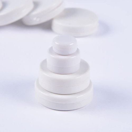 100pcs Boxes Rattle Box Baby Noisemaker Plastic Ring Boxes Baby Rattle Toy Rattle Toys for Infant Plush Toy Replacement White Noisemakers Toy Accessory Rattle Toys for Baby