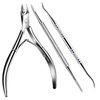 Teenitor Pedicure Tools for Feet, Ingrown Toenail Removal Kit, Surgical Stainless Steel Ingrown Toenail Clippers, Ingrown Toenail File and Lifters, Ingrown Toenail Treatment, Pedicure Kit