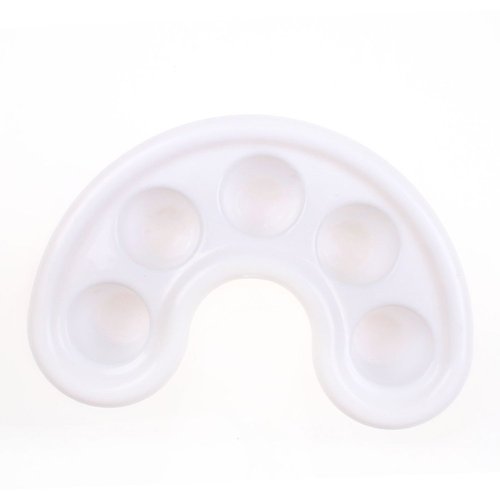 Generic Premium Quality Set of 3pcs Acetone Resistant Plastic Nail Art Soaking Trays (White Color)