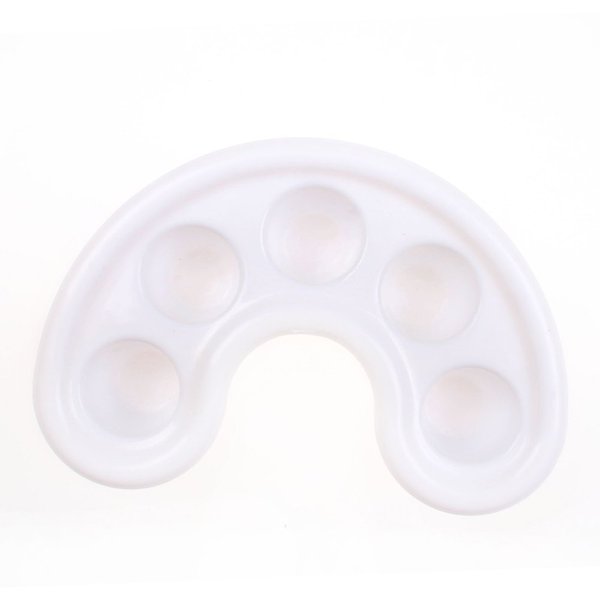 Generic Premium Quality Set of 3pcs Acetone Resistant Plastic Nail Art Soaking Trays (White Color)