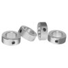 AZSSMUK 5/8" Bore Solid Steel Style Zinc Plated Set Screw Shaft Collars for Lawn Tractor,Garage Doors