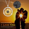 MOKOQI Sunflower Gifts for Women Artificial Sunflower Gifts for Her Mom Girlfriend Wife with Necklace in 100 Texts I Love You on Mother's Day Birthday XMS Present