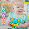 Baby Piano Toys, Baby Music Toys Baby Light Up Toys for 12 18 36 Months, Baby Girl Toys Infant Toys, Baby Einstein Musical Toys (Elephant)