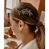 Six Stories Bride To Be Hair Clip, Bachelorette Party Word Hair Accessories, Mrs Rhinestone Bobby Pin, Bridal Shower Hair Piece, Letter Rhinestone Clips, Personalised Bachelorette Party Decorations