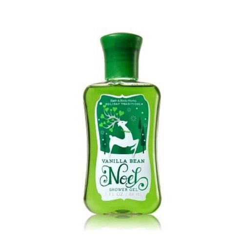 Bath Body Works Vanilla Bean Noel Shower Gel Travel Size 3 Ounce Reindeer 2013
