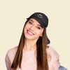 DALIX Smile Baseball Cap Smiling Face Happy Dad Hat Men Women Teens in Black