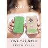 Debreah Aloe Bar Soap, Benefits of Pine Tar with a Fresh Smell, for Men and Women, Handmade, Vegan, Hot Process, Face And Body Soap
