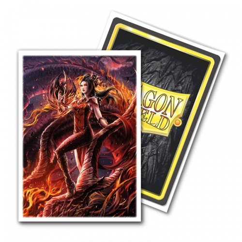 Arcane Tinmen Dragon Shield Sleeves – Flesh and Blood: Dromai 100 CT - MTG Card Sleeves are Smooth & Tough - Compatible with Pokemon & Magic The Gathering Card Sleeves (AT-16050)