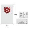 12 Pack FJM Vacuum Bags Compatible with Miele FJM Bags AirClean 3D Efficiency Vacuum Cleaner, Include 4 Pair Pre-Motor and Post-Motor Filters