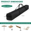 Bicherub Umbrella Storage Bag 67 Inch Umbrella Carry Bag Beach Umbrella Storage Bag Oversized Patio Hammock and Steel Stand Storage Bag,Black
