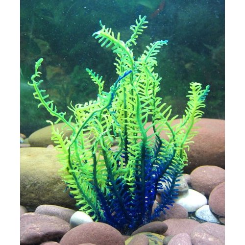 Aquarium Fish Tank Silicone Sea Anemone Artificial Coral Ornament SH156B+R