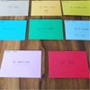 Supla 160 Sets Colorful Mini Envelopes with Blank Business Cards 16 Colors Small Notecards Quick Thank You Note Lunchbox Note Gift Note Cards Tiny Love Notes Envelopes Bulk Mini Stationery Set