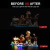 DALDED LED Lighting Kit for Lego Ideas Viking Village, LED Light Compatible with Lego 21343 Building Block Models (Not Include Lego Set)