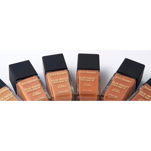 Black Radiance Color Perfect Liquid Full Coverage Foundation Makeup, Brownie, 1 Ounce