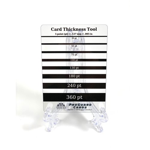 ProGuard Cards Thickness Gauge Tool, Trading & Sports Card Point Gauge Guide