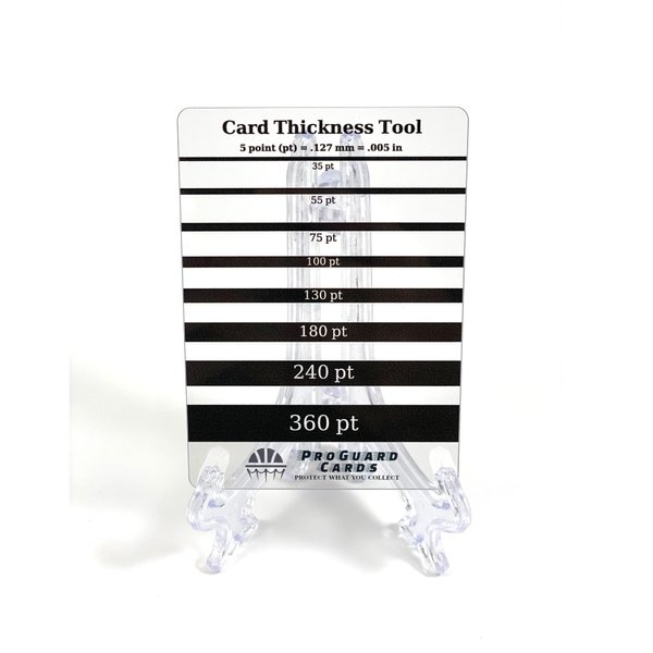 ProGuard Cards Thickness Gauge Tool, Trading & Sports Card Point Gauge Guide