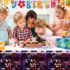 Five Nights Tablecloth Disposable Tablecover Birthday Party Supplies and Decorations for Kid Boy Baby Shower Rectangle Tables 70"X42",2 Pack