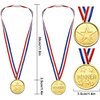 Whaline 20 Pcs Gold Award Medals Winner with Ribbon Necklaces Award Medals for Kids School Meeting Sports Events Talent Show Spelling Bees Party Decor or Celebration Souvenir