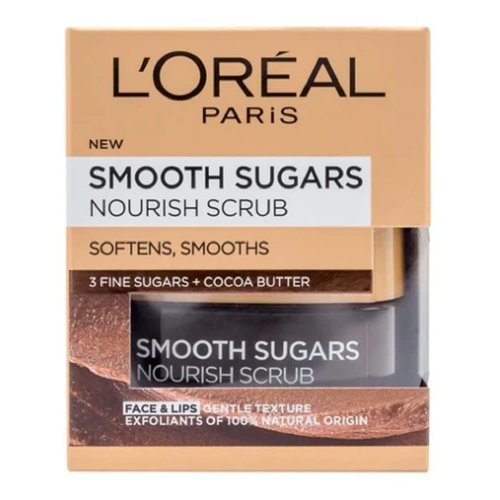 Paris Smooth Sugar Nourish Cocoa Face and Lip Scrub 50ml