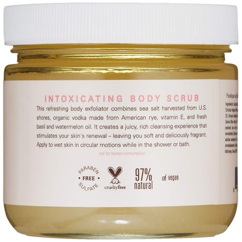 FarmHouse Fresh Watermelon Basil Vodkatini Body Scrub, 13.6 oz