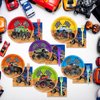 96Pcs Monster Truck Birthday Party Plates and Napkins Forks for Truck Birthday Party Decorations Truck Themed Paper Plates Tableware for Kids Boys Serves 24 Racing Car Birthday Party Supplies Favors
