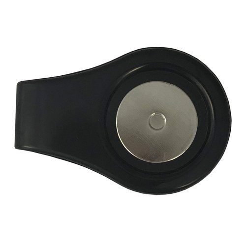 Giggle Golf Magnetic Colored Ball Marker Clip with A Bling Golf Ball Marker | Great Golf Gift for Women (Swing with Bling (Black))