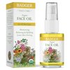 Badger Argan Face Oil, Certified Organic Moisturizing Facial Oil, Waterless Face Moisturizer, 1 oz Glass Bottle