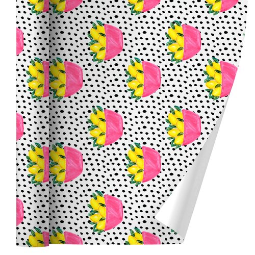 GRAPHICS & MORE Bowls of Lemons Gift Wrap Wrapping Paper Rolls