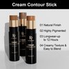 FV Contour Stick, Blendable & Smooth Cream Contour Stick with Natural Finish, Waterproof & Highly Pigmented Face Contour Makeup Stick for Beginners, Long Lasting & Cruelty-free, 02 Mocha