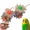 Bonka Bird Toys 2863 Pack Two Small Party Box - Parrot Beak-Engaging Toy, 2"x1.75", for Small/Medium Birds