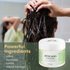 Avocado Hair Mask Infused with Biotin, Hair Thickening, Deep Conditioning for Healthy Hydrated Hair, Nourishing Avocado Oil Cream for Hair Growth and Volume, Helps Restore Damaged Hair, Sulfate Free