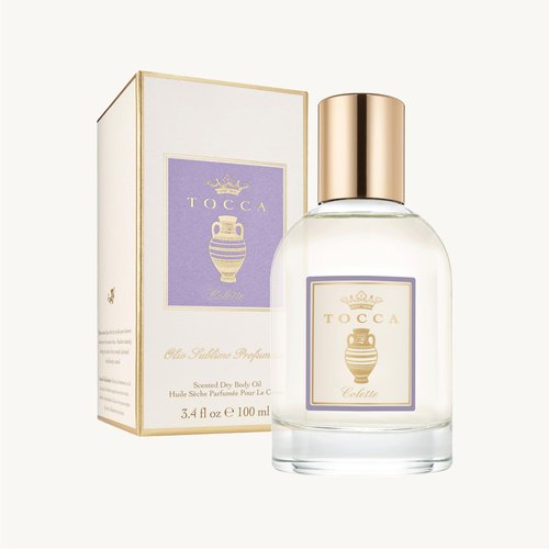 Tocca Colette Scented Dry Body Oil, 3.4 Fl Oz - Olio Sublime Profumato Body Fragrance, Warm Floral, Bergamot, Sandalwood, Pink Peppercorn