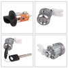 Ignition Switch Lock Cylinder Door Lock Cylinder Compatible with Ford F150 1997-2003 Ford F250 F350 1997-2007 Ford Excursion 2000-2005 Replace OE# LC6177 + DL5885 X2 + 597638(No Chip)