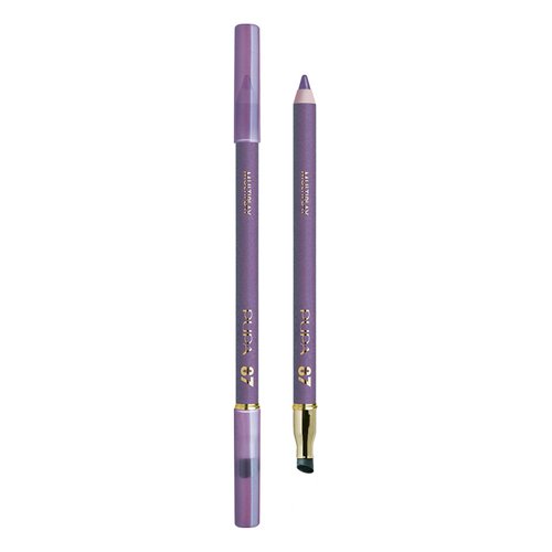 Pupa Milano Multiplay Eye Pencil, 87 Fearless Violet, 0.04 oz - Multipurpose Eye Pencil - Eye Shadow, Eyeliner Pencil - Intense Color - Eye Makeup