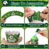 48Pcs Soccer Cupcake Toppers and Wrappers Soccer Party Supplies Soccer Cupcake Decorations for Boys Kids Teens Sport Theme Birthday Cupcake Picks for Soccer Birthday Football Holiday Party Favor Decor