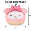 TeeTurtle My Melody Reversible 4" Plushie - My Melody Ice Cream - Officially Licensed Sanrio Soft Stuffed Animal