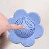 Wild Tribe Bathtub and Shower Drain Protectors with Suction Cups Easiest Hair Catchers Soft Silicone 4 flower