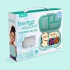 Bentgo Kids Chill Leak-Proof Lunch Box - Included Reusable Ice Pack Keeps Food Cold; 4-Compartment Bento Lunch Container; Microwave/Dishwasher Safe; 2 Year Manufacturer's Warranty (Aqua)