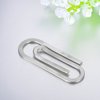 Valyria Silver Stainless Steel Paper Clip Shape Cash Money Clip Credit Card Holder (Paper Clip)
