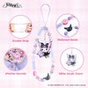 iFace Hello Kitty and Friends Beaded Wristlet Universal Phone Charm Strap - Cute Wrist Chain Lanyard Aesthetic Decor Strap for Cell Phone Camera Keys AirPods Keychains – Kuromi and Baku