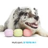 Barkbox BARK Macaruffs| Plush Dog Toy Bundle for Small Dogs, Perfect for Cuddles and Gift Giving