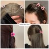 Ahoney 10Pcs Pink Hair Claw Clips for Women Girls, 1" Mini Matte Small Hair Clips for Thin Thick Medium Hair Cute Jaw Clips Strong Hold Hair Barrettes Clip with Gift Box (Pink)