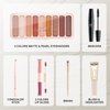 Color Nymph All In One Makeup Kit For Teens And Girls With Waterproof Handbag Makeup Kit Included 9 Colors Matte And Pearl Eyeshadow Palette Liquid Blush, Double Ended Lipgloss Concealer Brush Mascara