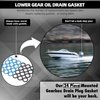(24-Pack, Blue&Black) Replacement for Yamaha 90430-08020-00, 90430-08003-00 Lower Gear Case Oil Drain Gasket Replacement Mercury Marine Drain Screw Gasket Lower Unit Seals for 3/8"-16 Drain Fill Screw