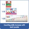 hand2mind Numberblocks Sequencing Puzzle Set, Sequence Cards, Matching Game, Math Toys, Toddler Educational Toys, Preschool Learning Activities, Kids Birthday Gifts, Stocking Stuffers for Kids 3-5
