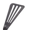 Matfer Bourgeat Exoglass® High Temperature Pelton Slotted Spatula, Professional Fish Turner, Safe for Nonstick Pans, Grey